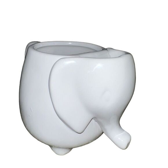 White porcelain elephant mug unbranded - Picture 2 of 7